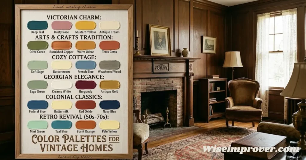 Color Palettes for Vintage Homes